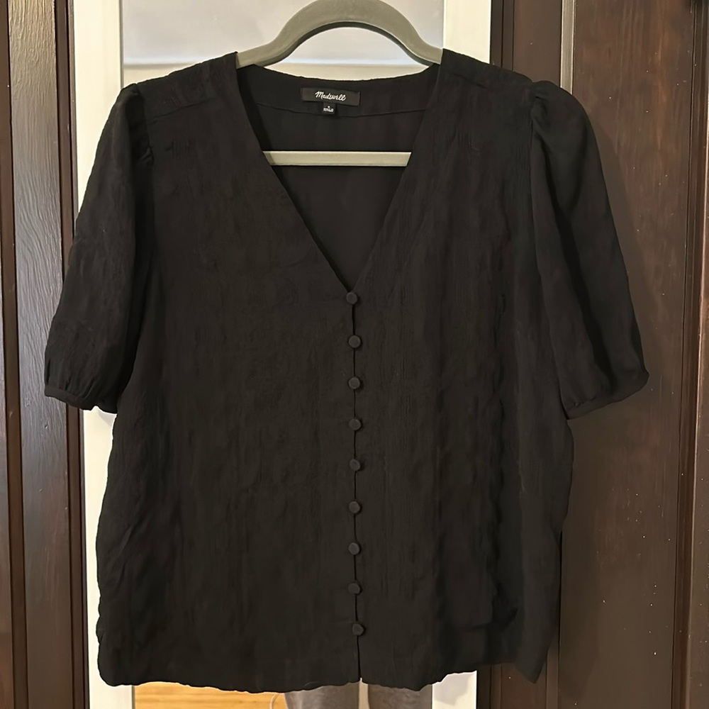 EUC Madewell Black Blouse
